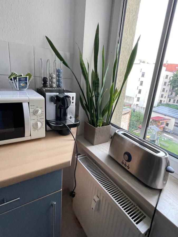 Ferienwohnung In Der Naehe Leipziger Zentrum Exteriör bild