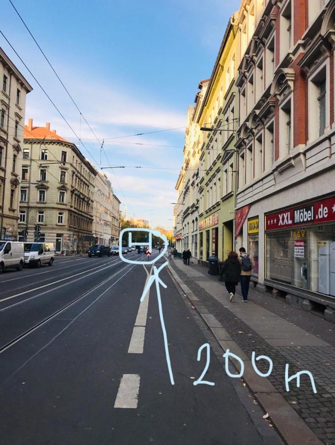 Ferienwohnung In Der Naehe Leipziger Zentrum Exteriör bild